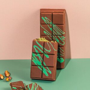 Pistachio Dubai Chocolate Bar - Palm Bites