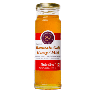 NutraBee Organic Honey: Mountain Gold Honey - 330g